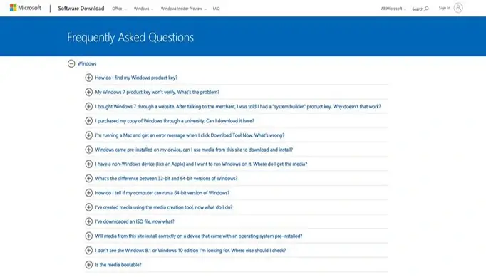 Crystal-Clear FAQ Page Examples & How to Make Your Own 3 website faq page